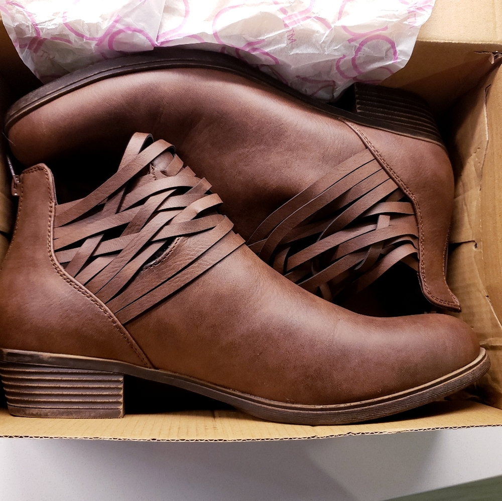 Sugar Ankle Boots Size 10 NEW